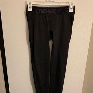 black gymshark flex leggings, size S
